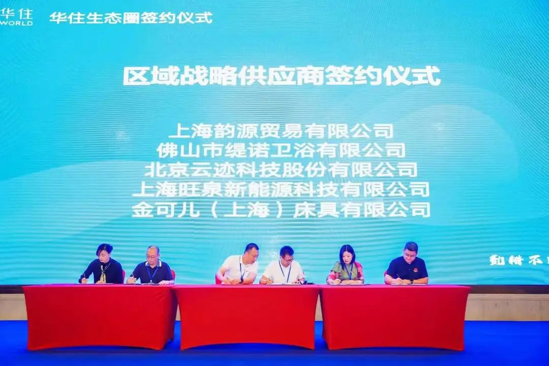 今年会科技代表(左一)上台签署战略协议
